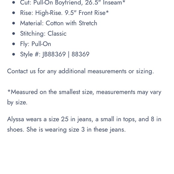 Judy Blue Medium Blue Boyfriend Skinny Pull On Jeans - Picture 10 of 10